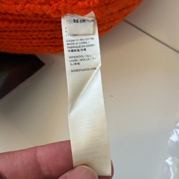 Acne Studios Large face logo beanie - Picture 5 of 5